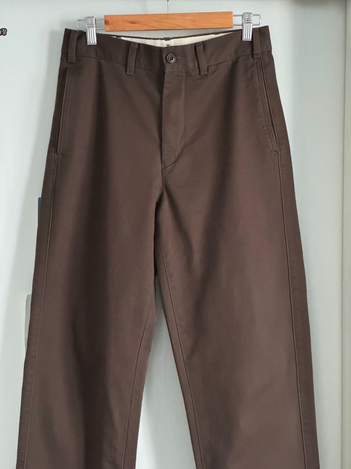 [73] 유니클로 스트레이트 치노 팬츠 다크 브라운 상품이미지2