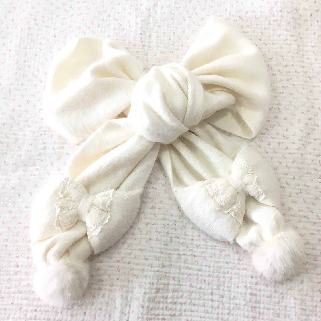 LIZ LISA(리즈리사)/ 화이트머플러 히메갸루머플러 리본머플러 상품이미지1