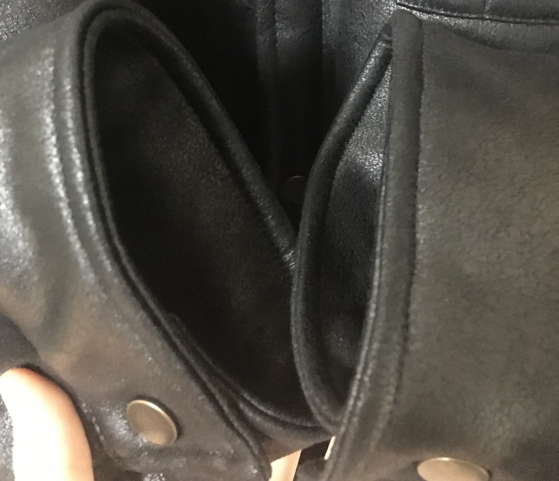 자라 가죽자켓 블랙 판매합니다 상품이미지5