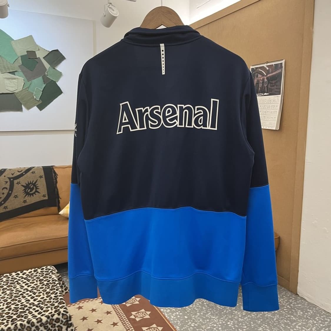 나이키 올드스쿨 레트로 아스날 배색 져지 집업 L C09749 상품이미지4