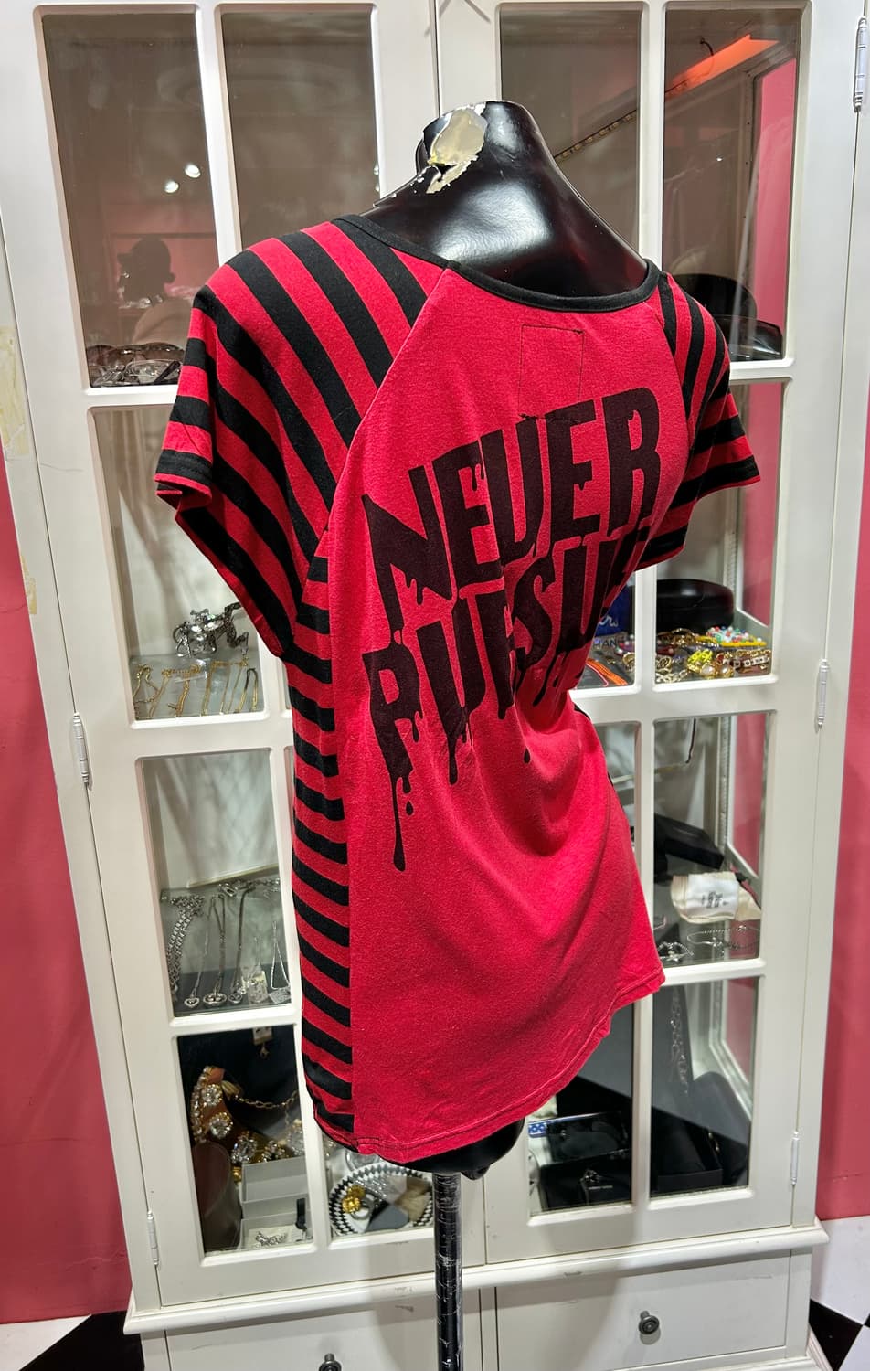 dig deep T-shirt 디그 딥 스트라이프 디테일 반팔 상품이미지2