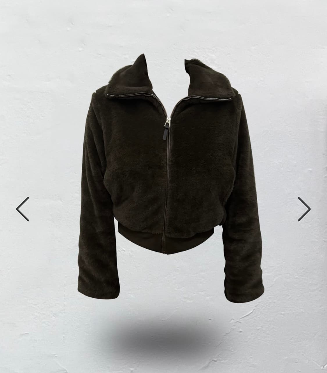 양털 하이넥 후리스 퍼 자켓 상품이미지1