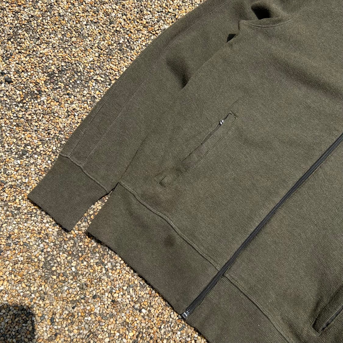 폴로 (POLO RalphLauren) 카키 니트 집업 상품이미지3