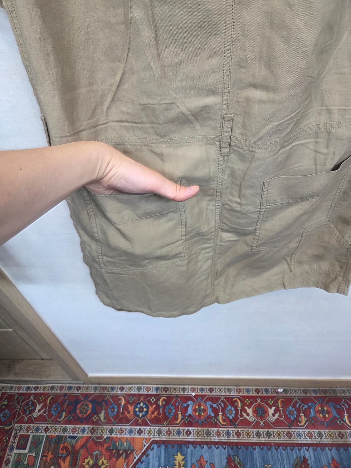 스튜디오 톰보이 린넨 원피스 셔츠반팔 프리  상품이미지3