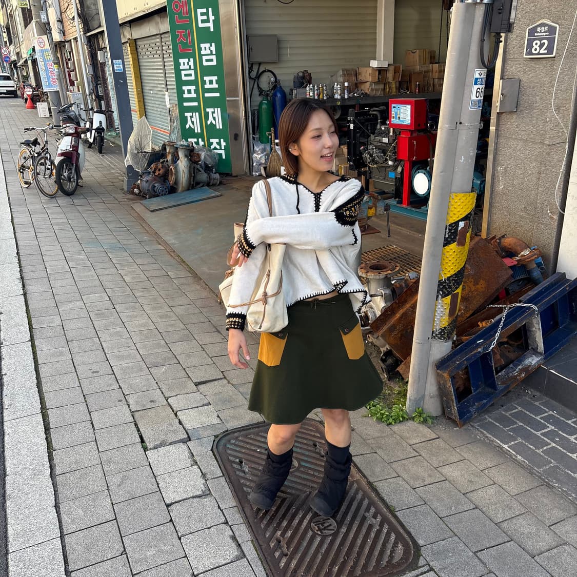 캐롤라이나 케이 테슬 크로쉐 니트 풀 오버 상품이미지2