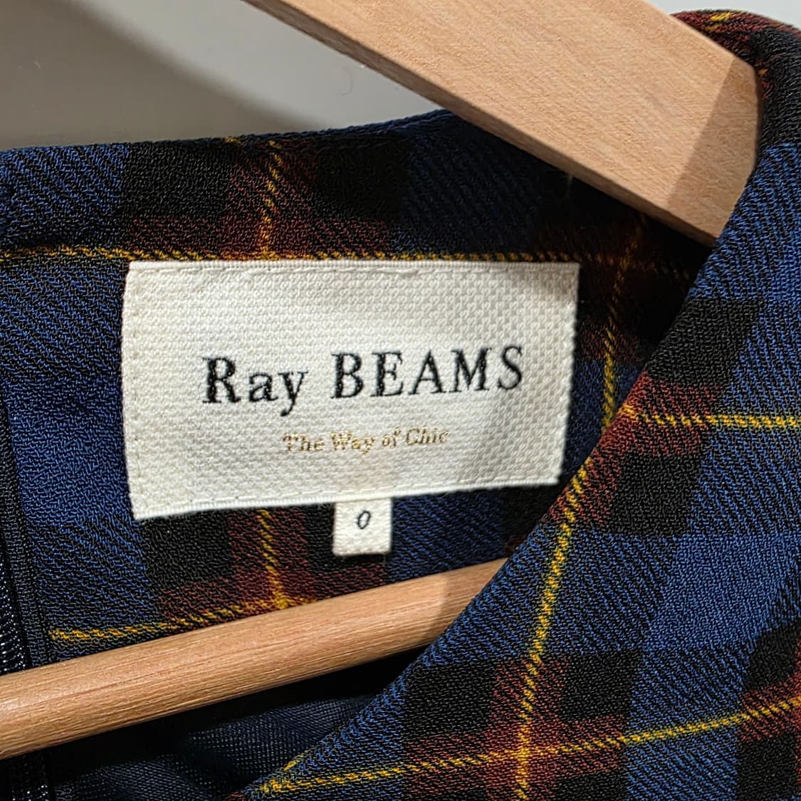 빔즈 타탄 체크 플레어 원피스 상품이미지2