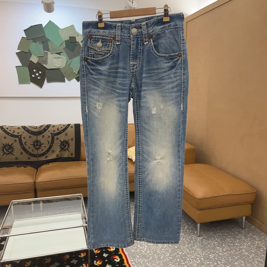 트루릴리전 빌리슈퍼티 Y2K 데님 청바지 28인치 C07347 상품이미지3