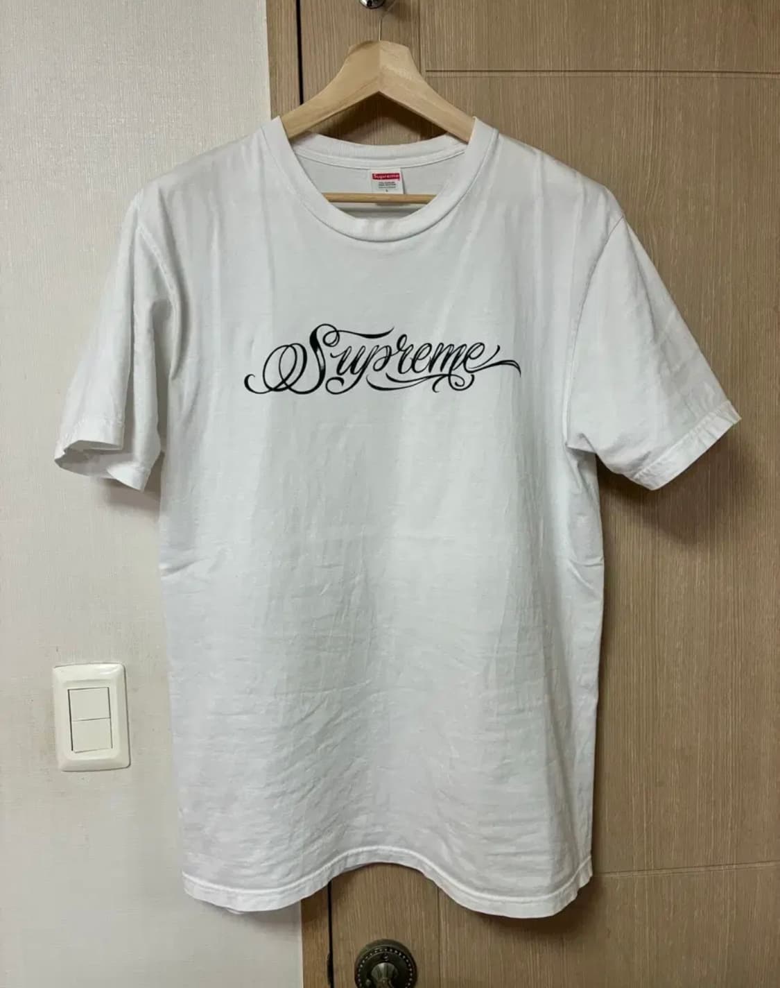 [L]슈프림 미스터카툰 티셔츠 화이트 상품이미지2