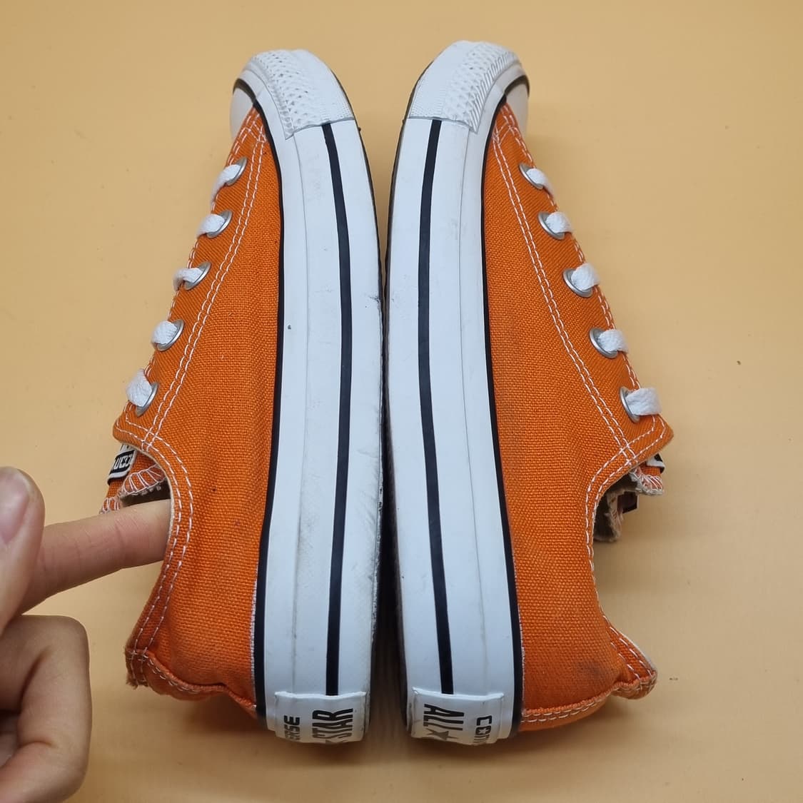 컨버스 올스타 오렌지 스니커즈 230 상품이미지5