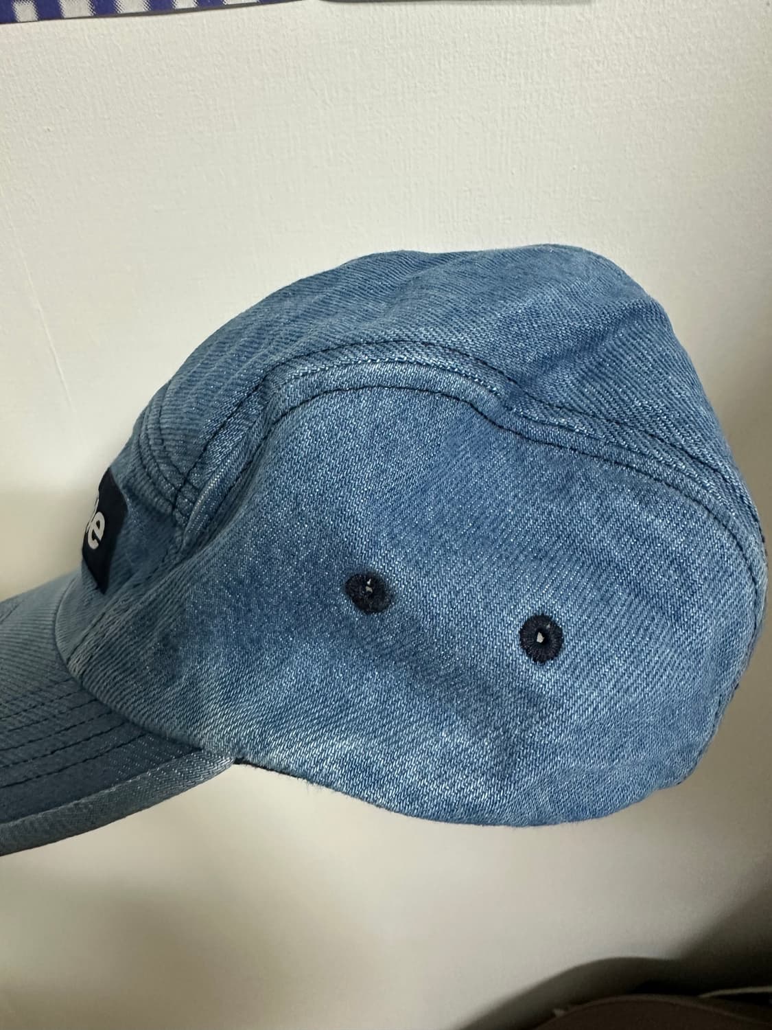 슈프림 워시드 치노 트윌 캠프캡 데님 - 23FW 상품이미지2