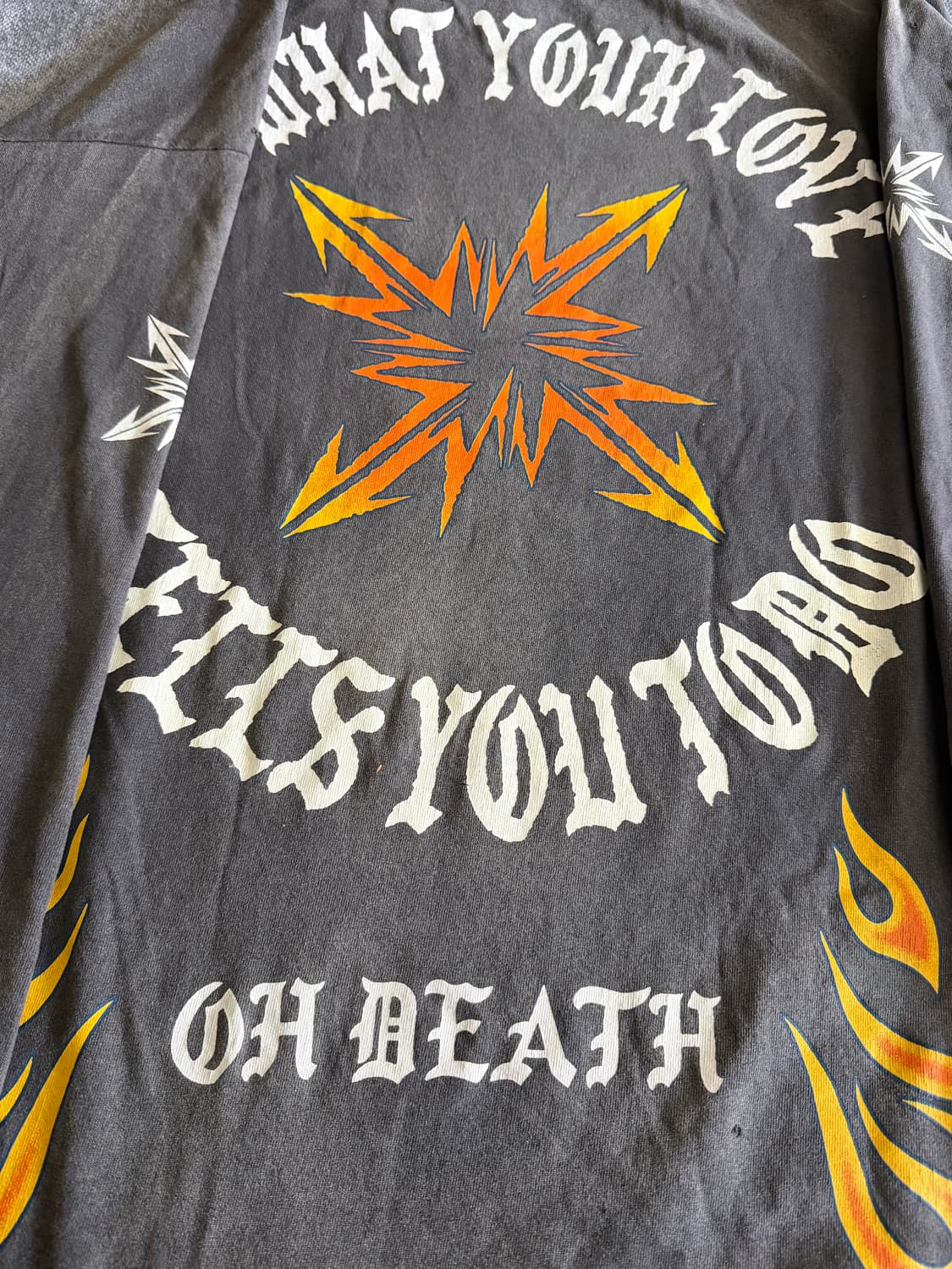 세인트미카엘 롱슬리브 티셔츠 블랙 상품이미지2