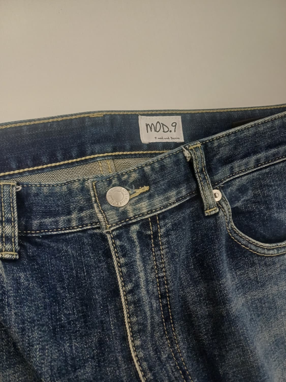 모드나인 MOD4 crop  중청 테이퍼드[32] 상품이미지3