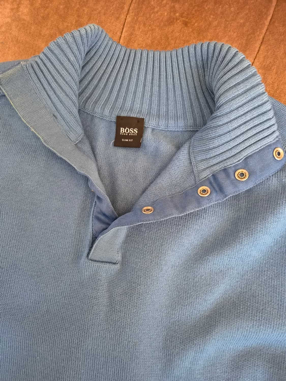 휴고보스 남성 버진울하프넥니트 XL사이즈 상품이미지7