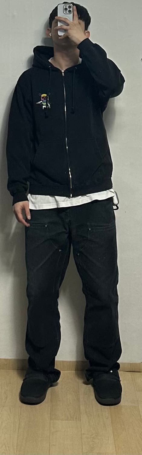 스투시 올드 스컬 프린팅 후드집업 상품이미지6