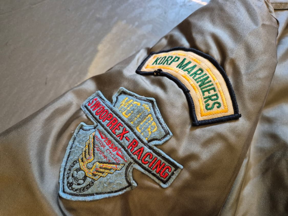 80s u.s army AVIREX CWU 45 P 플라이트 자켓 상품이미지5
