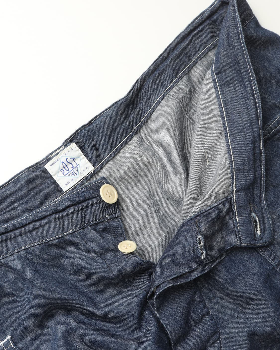 POST OVERALLS Indigo Work Shorts 상품이미지6