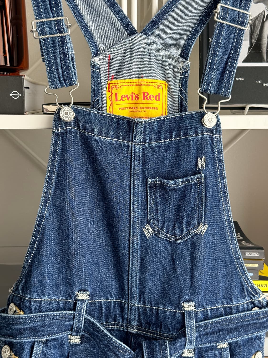 Levi’s Red 데님 오버롤 사이즈 S  상품이미지5