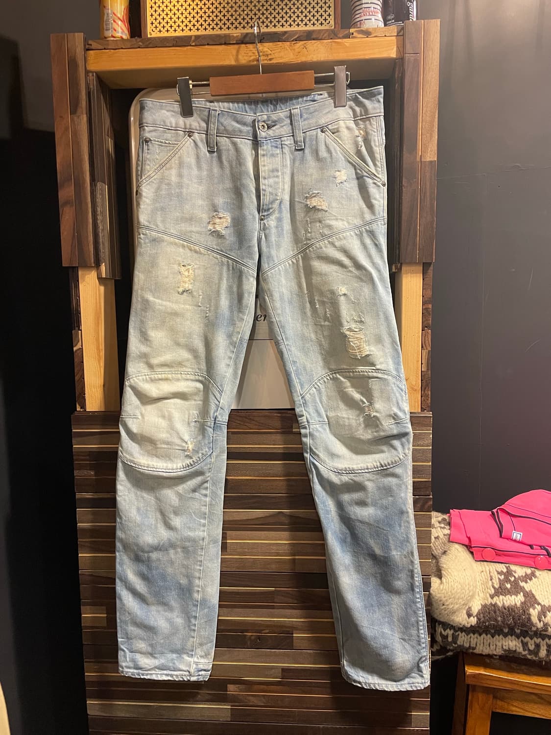 지스타로우 데님팬츠 상품이미지1