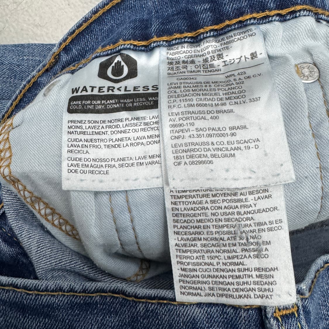 리바이스 569 새깅 워싱 스케이터 데님팬츠 상품이미지7