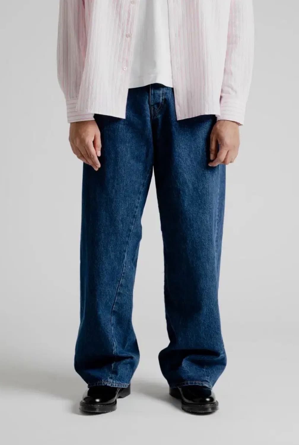 [34x32] 선플라워 Sunflower 린스블루 트위스트 데님 팝니다 상품이미지1