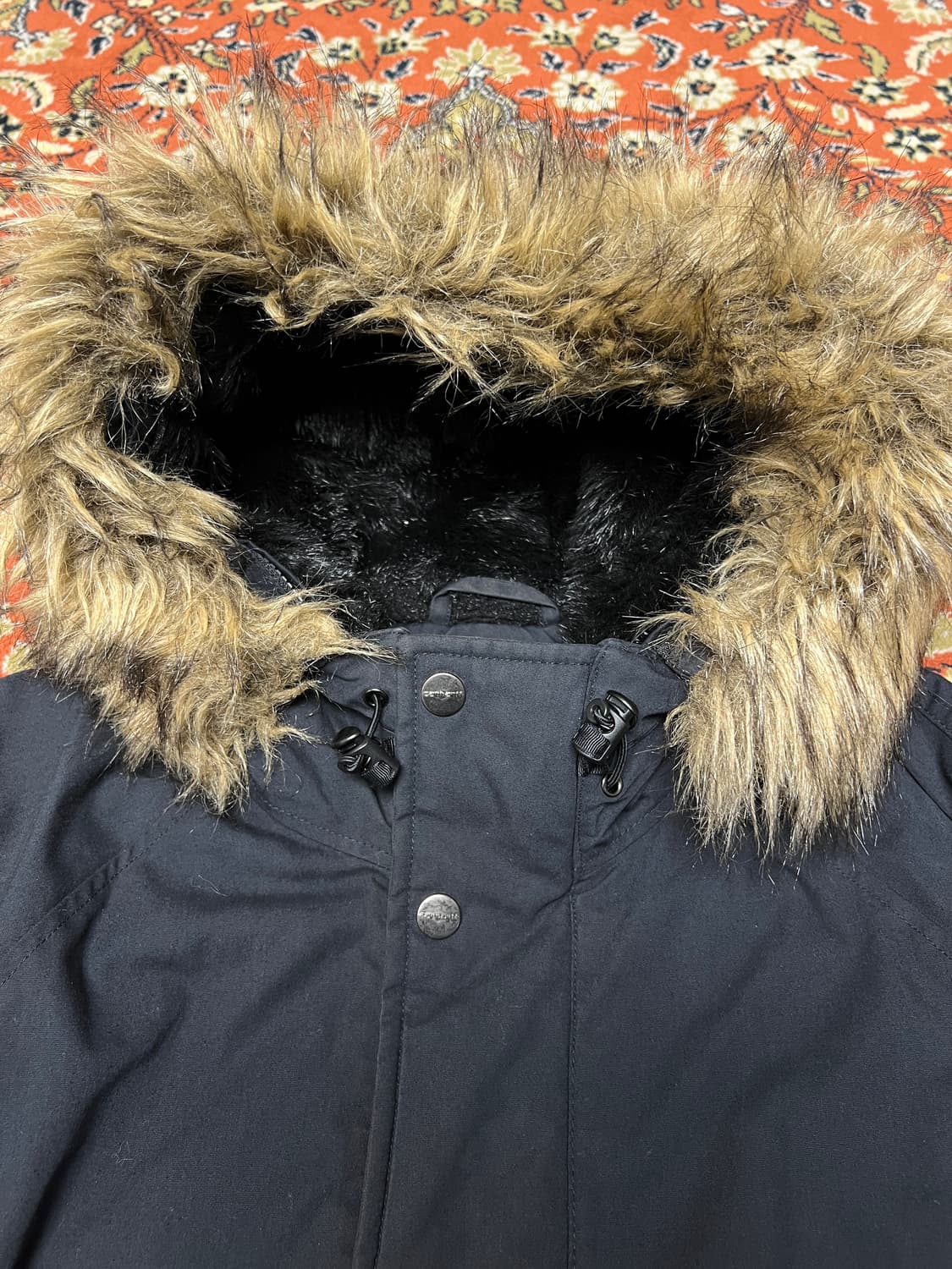 [L] 칼하트 트래퍼 파카 블랙 상품이미지4