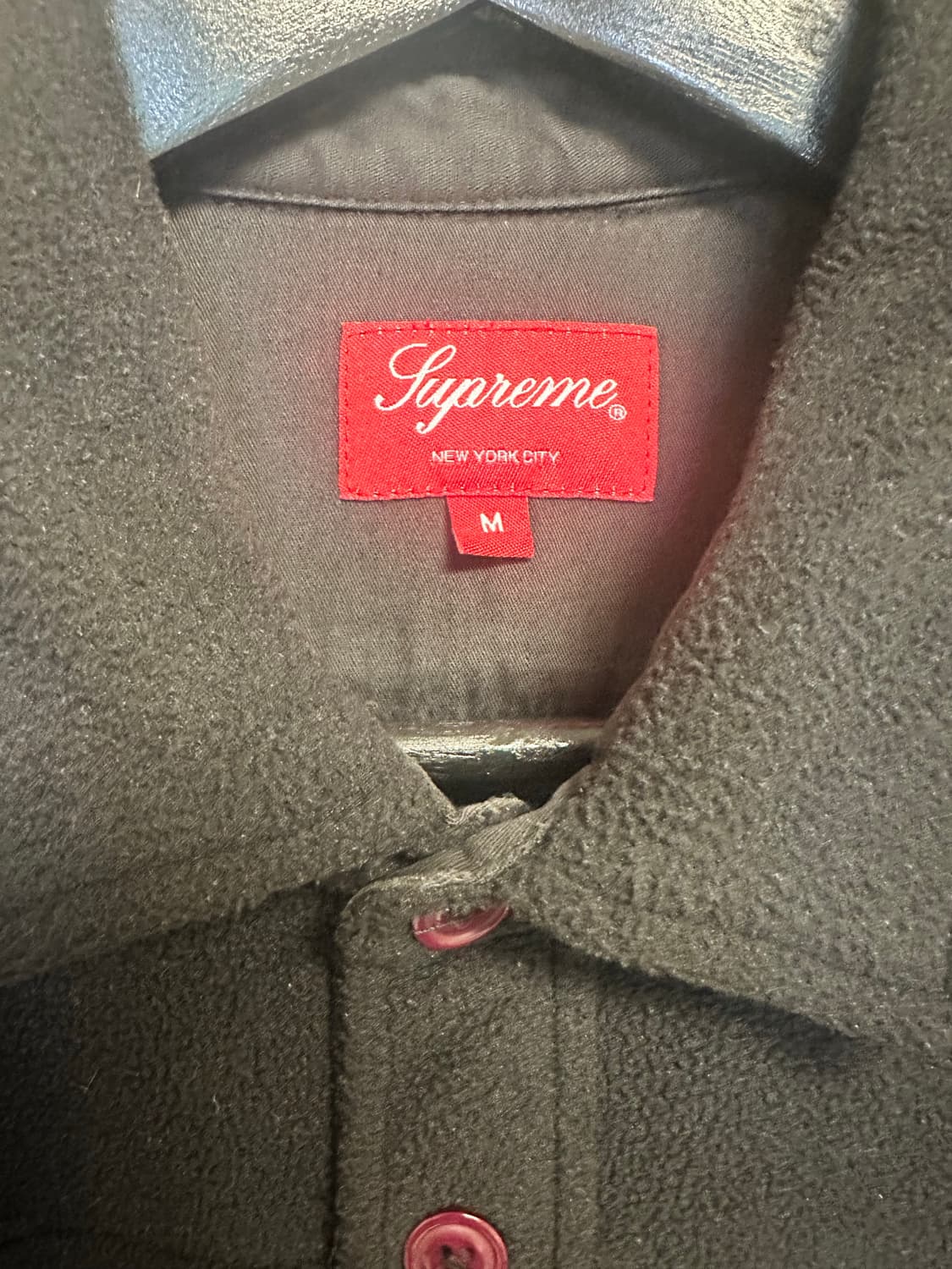 정품 Supreme polartec fleece shirt  판매합니다 상품이미지2