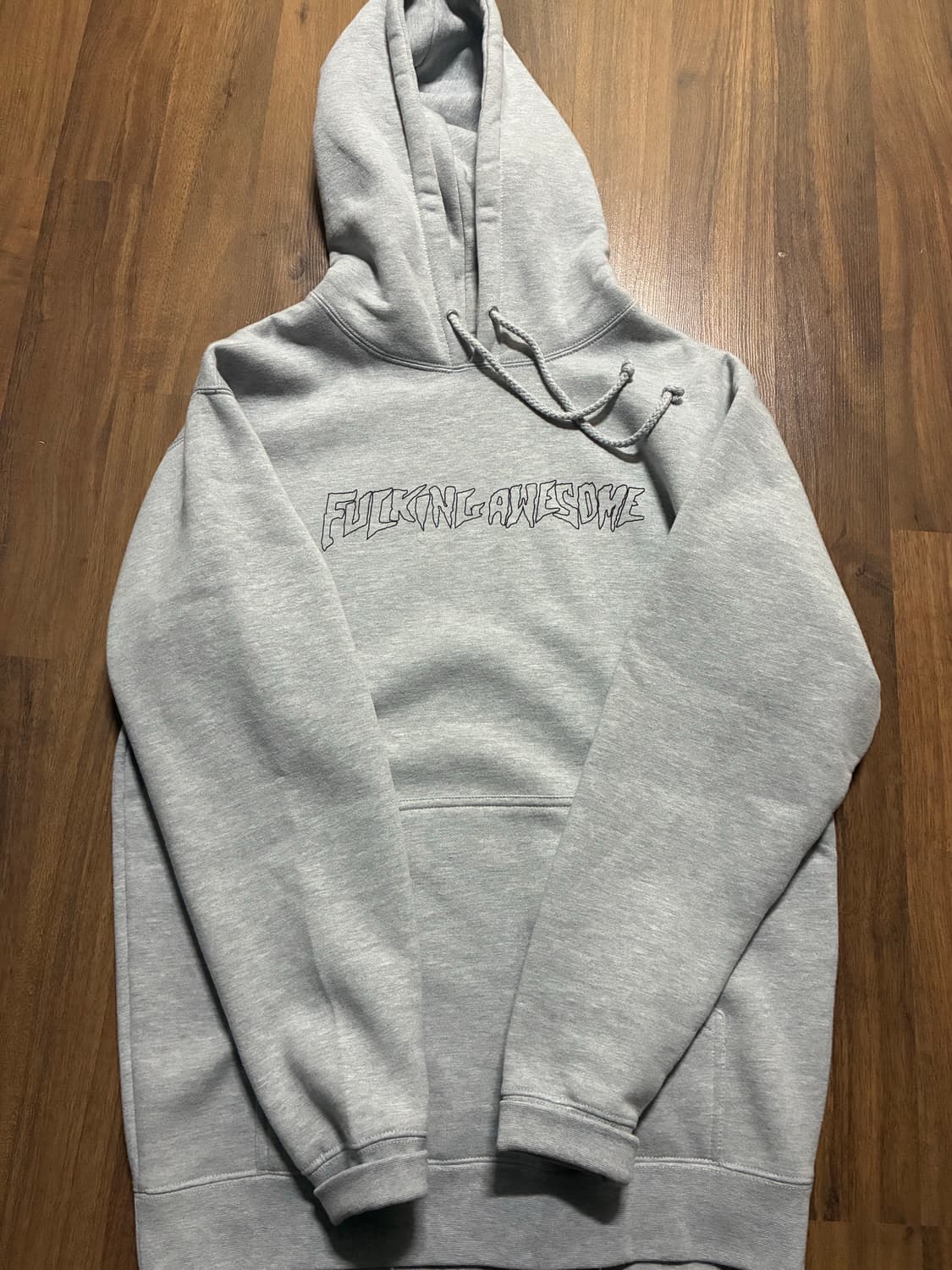 퍼킹어썸 후드 그레이 m 상품이미지2