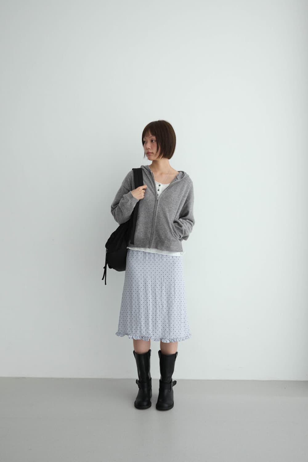 더버터크림 Belle leather half boots 상품이미지4