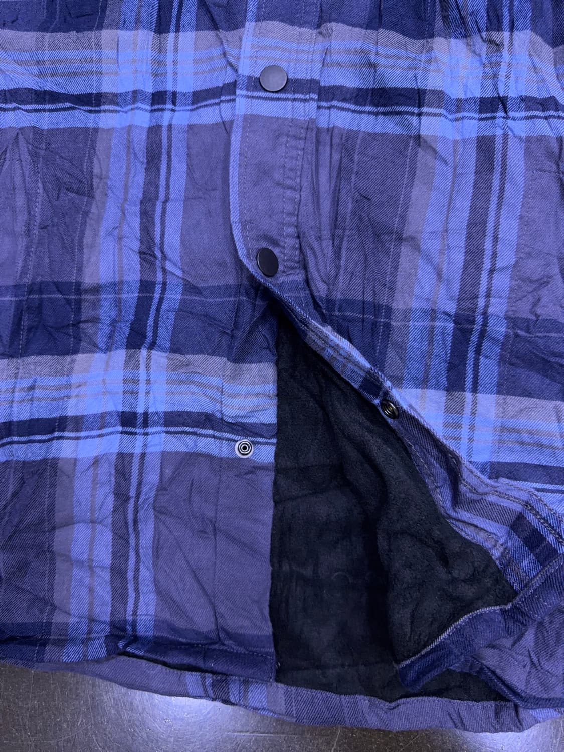 칼하트 릴렉스핏 플란넬 체크셔츠 플리스 기모 후드 셔켓 자켓 XL 상품이미지7
