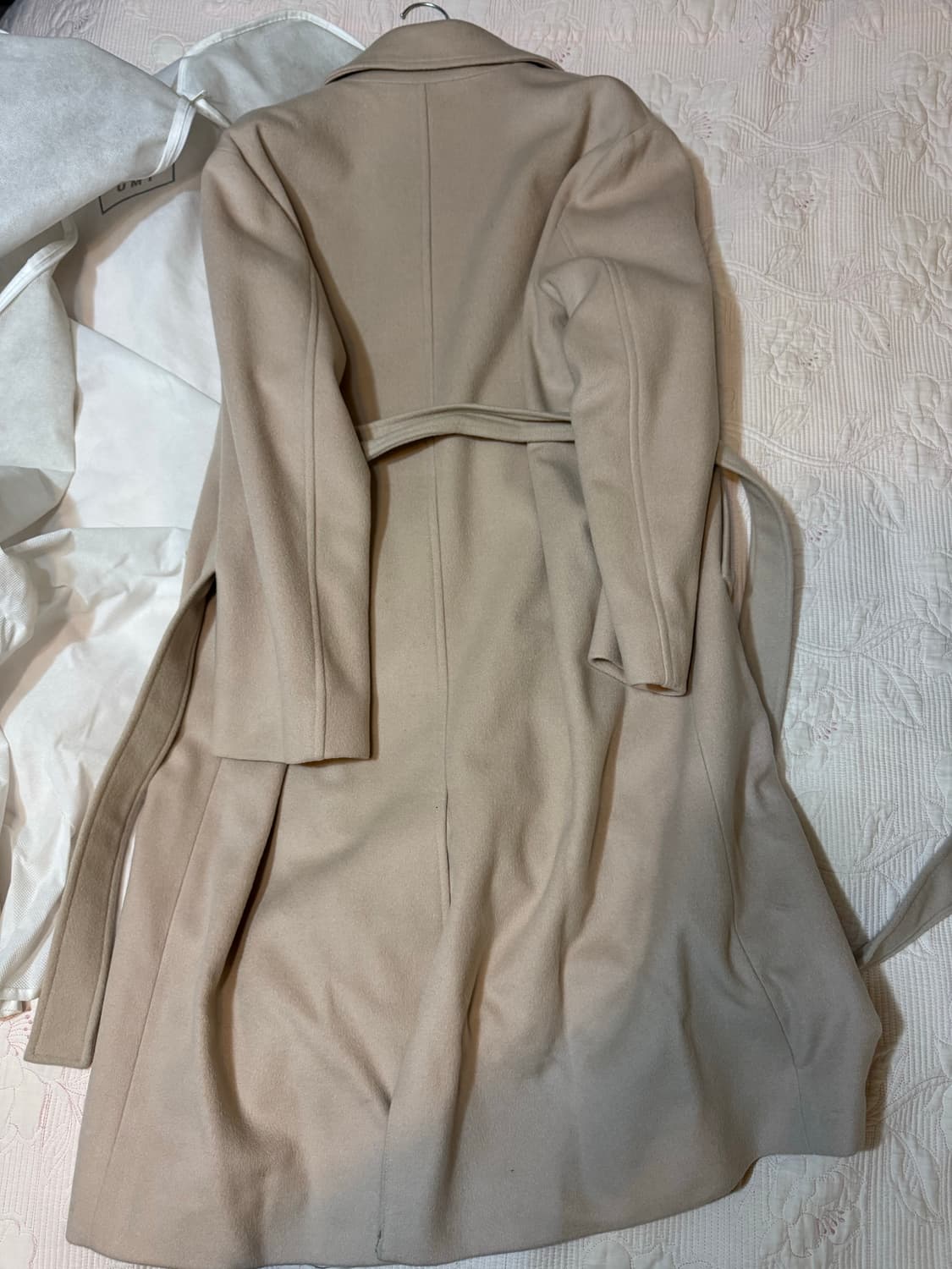 더티셔츠뮤지엄(더티뮤) 발마칸 크림 코트 m사이즈 상품이미지4