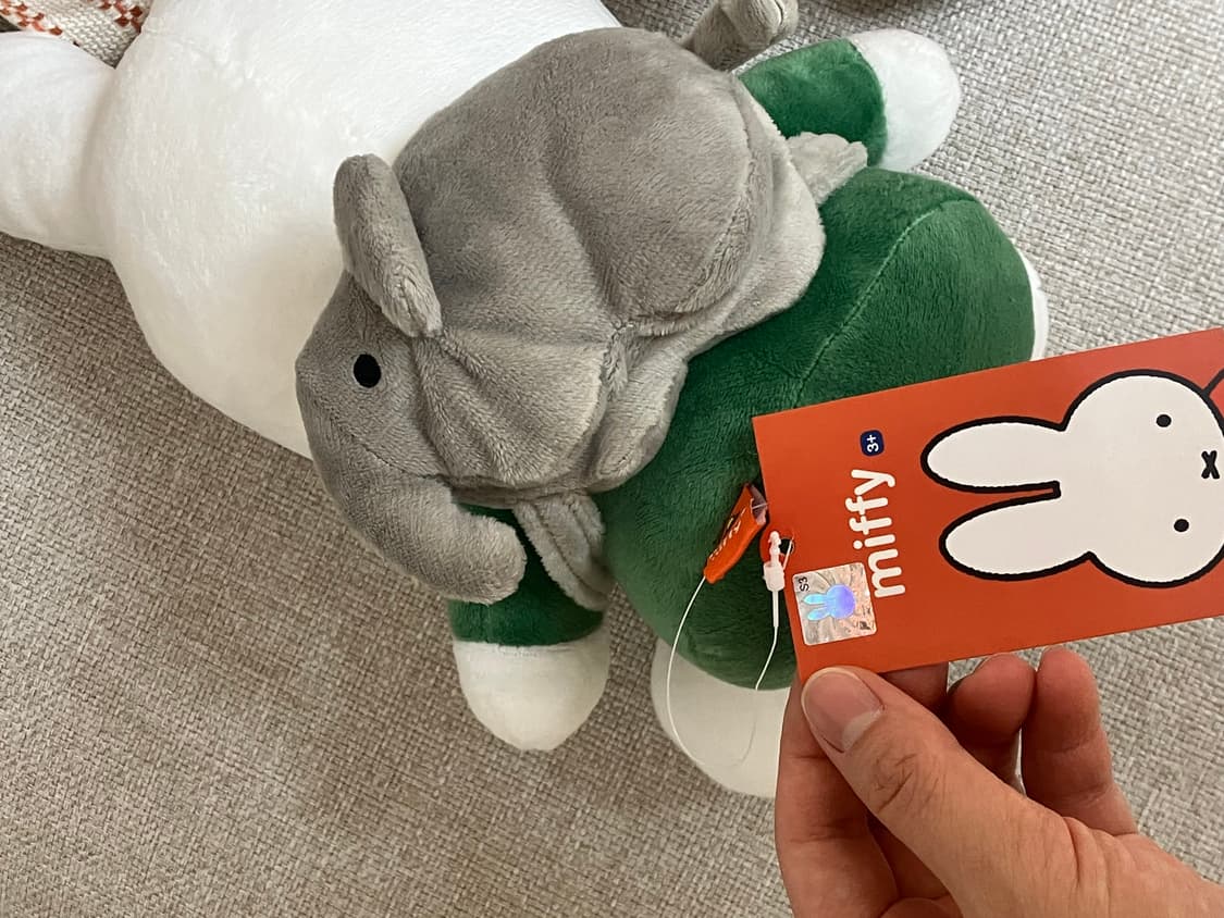 동전지갑을 멘 미피 4마리 세트 상품이미지2