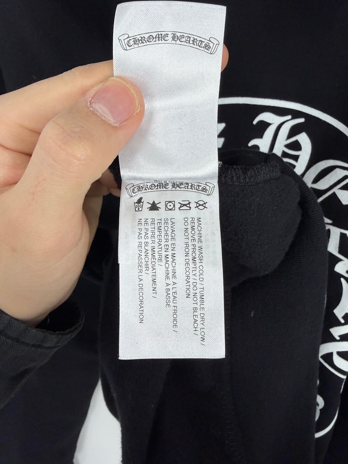 a292) 크롬하츠 플로랄 홀스슈 후드티 상품이미지7