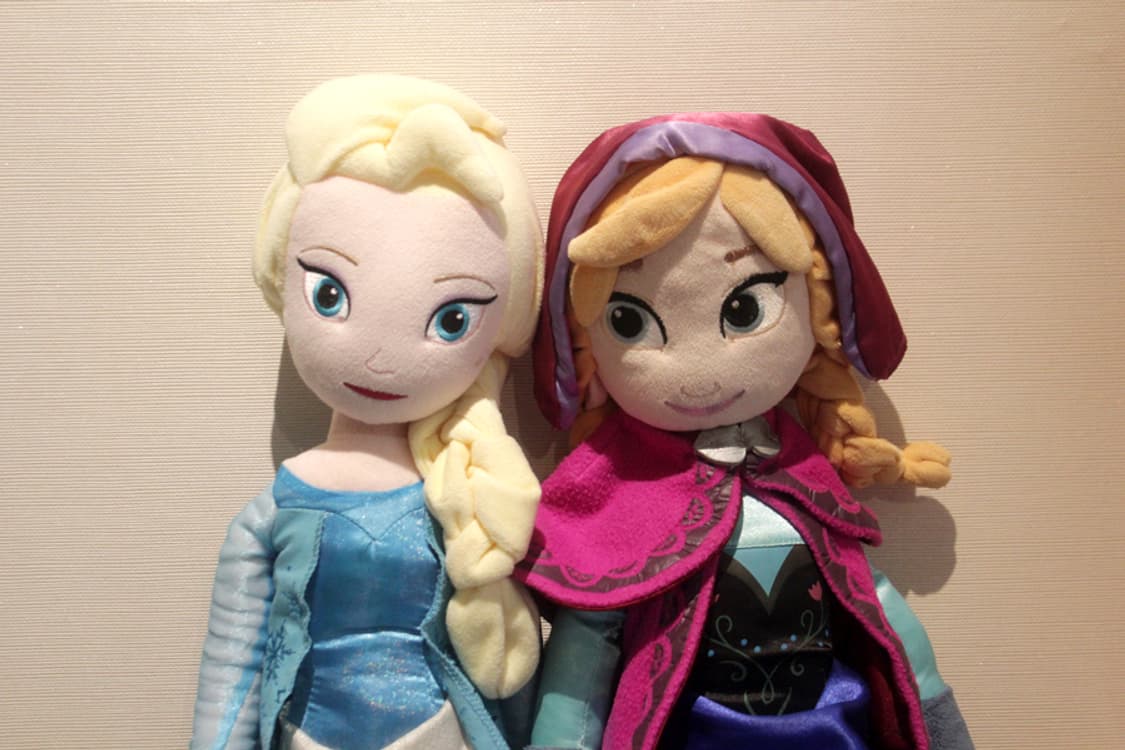 디즈니 겨울왕국 엘사안나 애착인형 빈티지인형 고전인형 바디필로우 아기인형 상품이미지2