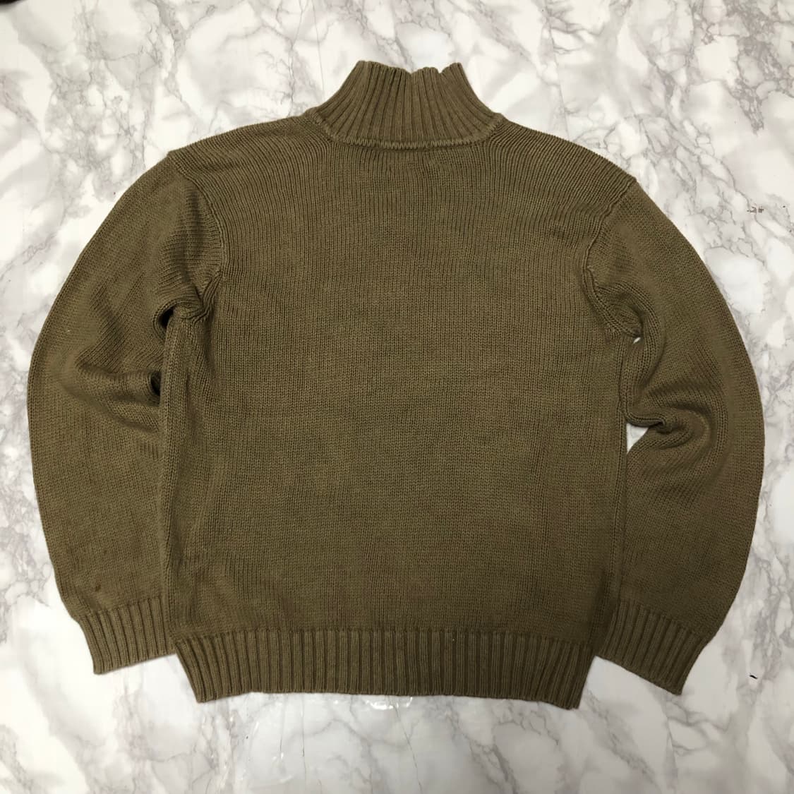 폴로 랄프로렌 니트 카키 희귀 상품이미지3