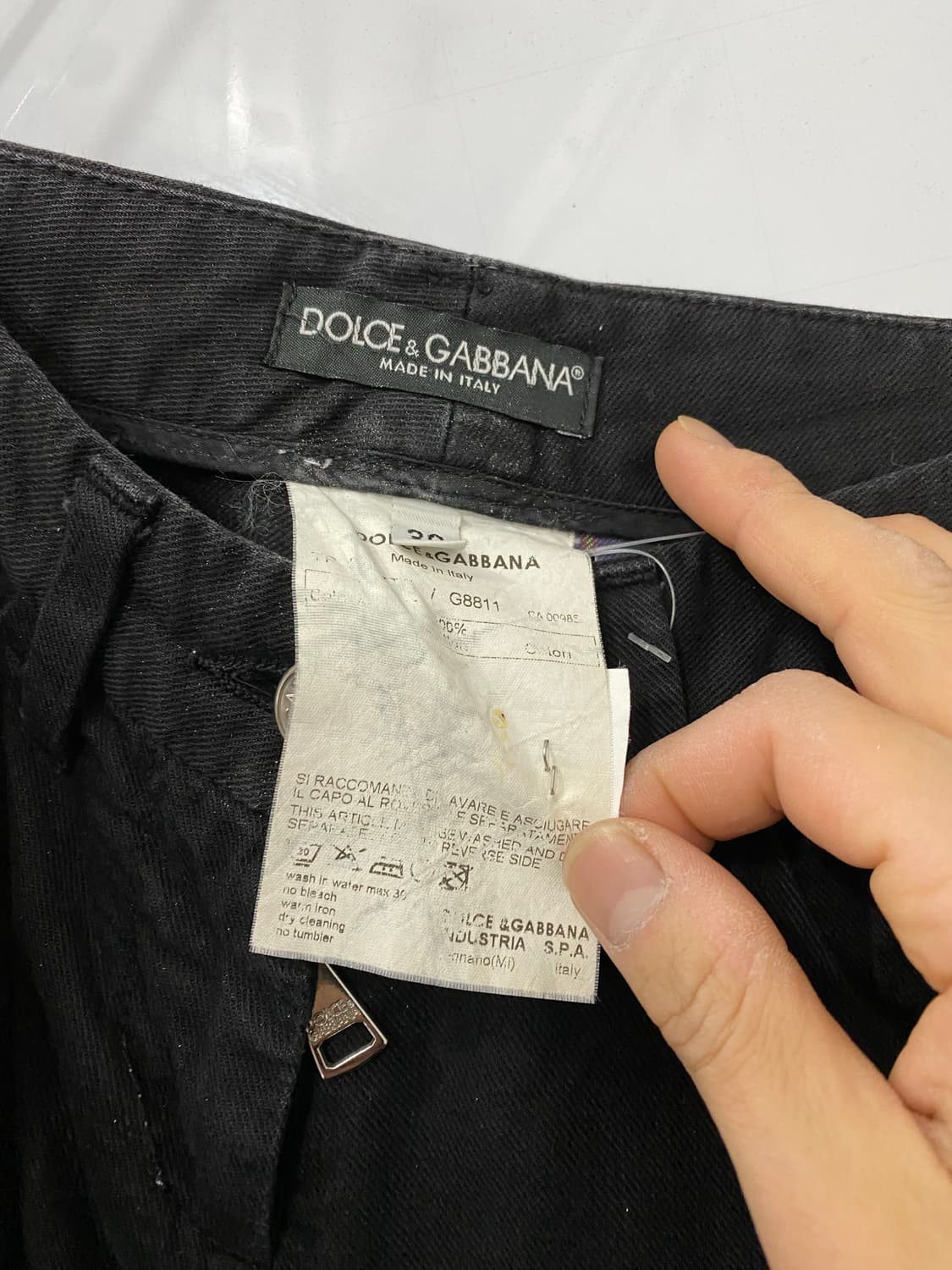 여성용 돌체앤가바나 메탈 데님팬츠(36) 상품이미지3