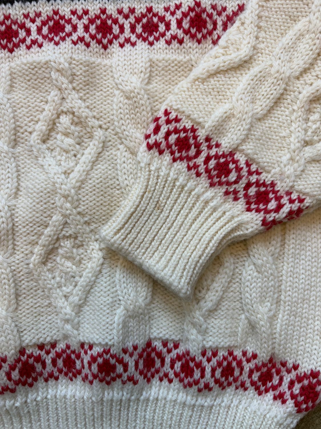 Mcgregor 케이블 노르딕 스웨터 상품이미지6