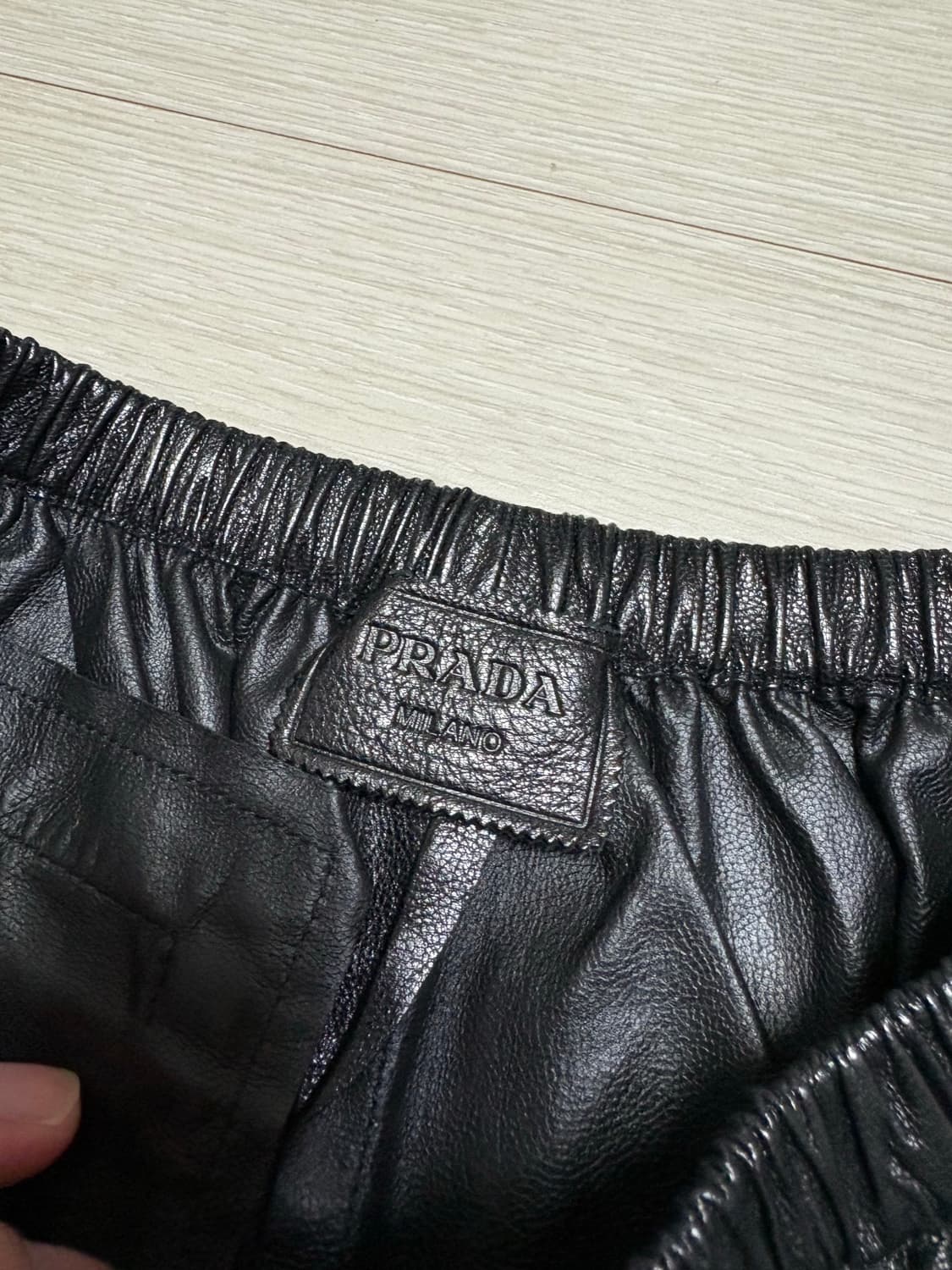프라다 나파가죽 팬츠 (S) 상품이미지6