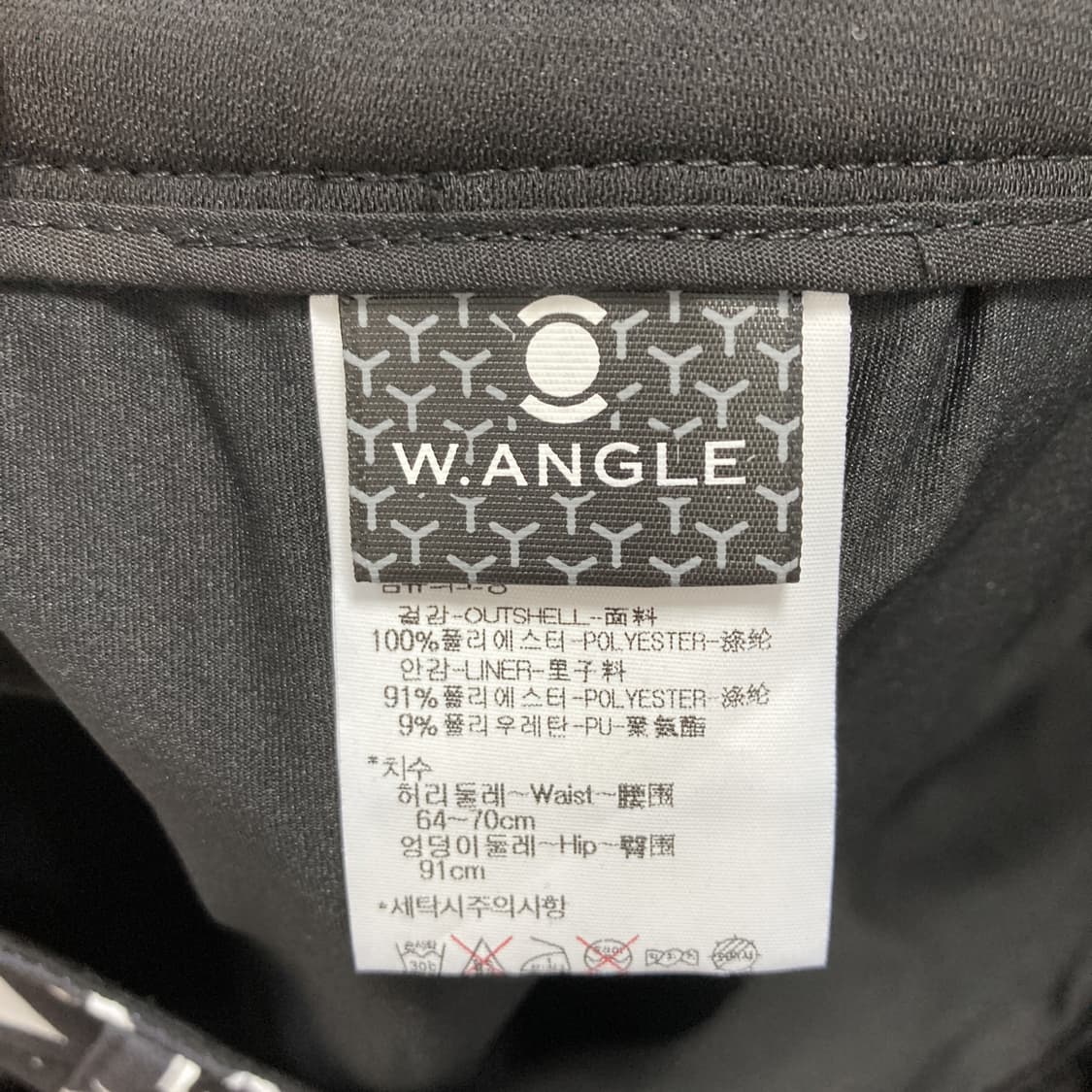 와이드앵글 골프스커트 블랙 26 상품이미지3