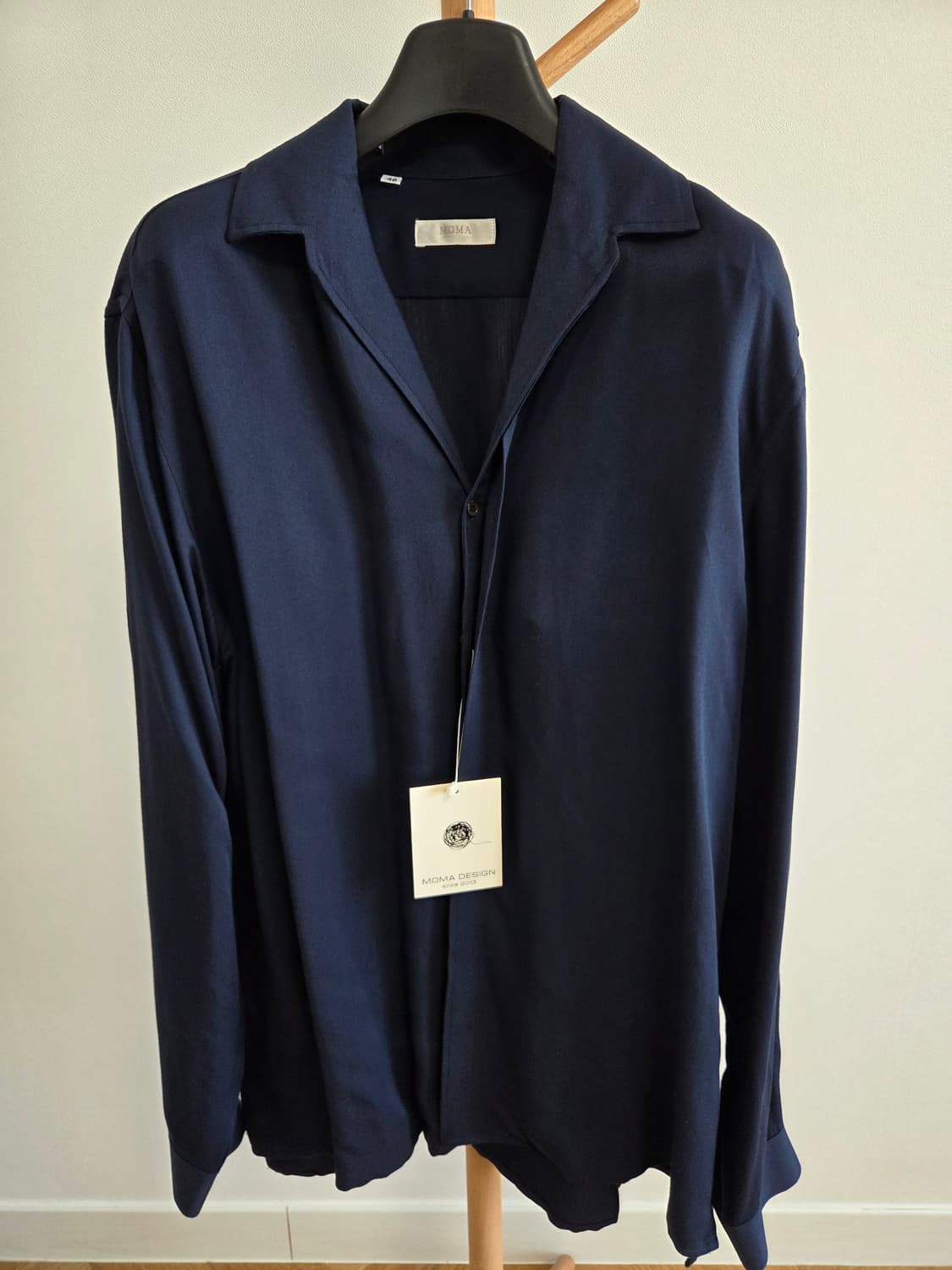 (새제품) 모바디자인 오픈카라 셔츠 48(100~105) 상품이미지1