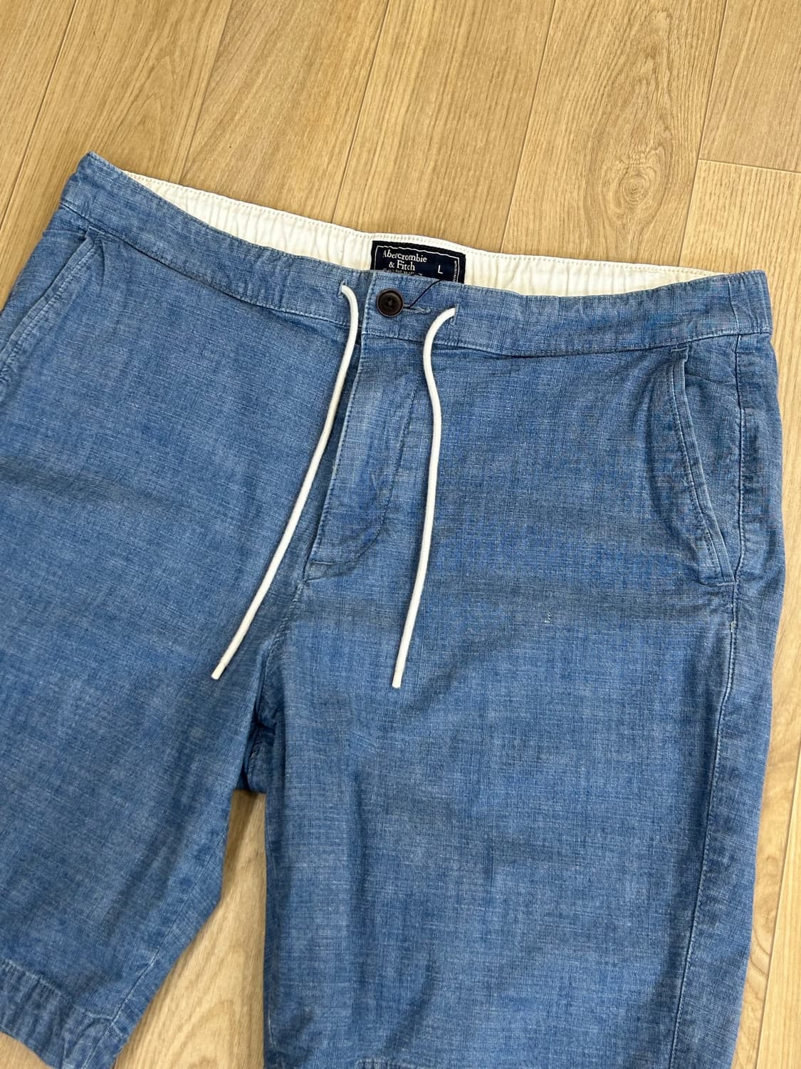 [L] Abercrombie & Fitch 샴브레이 반바지 상품이미지2