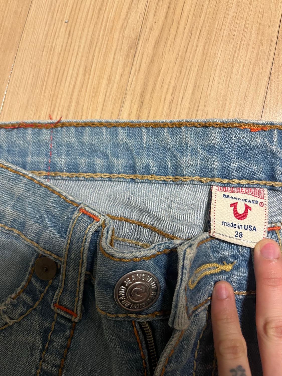 트루릴리전 연청팬츠 ... 상품이미지2