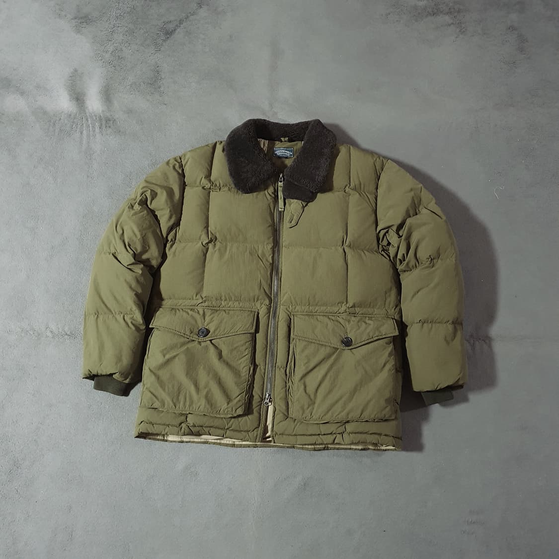 L 아웃스탠딩 무통 구스다운 파카 패딩 자켓 올리브그린 상품이미지3