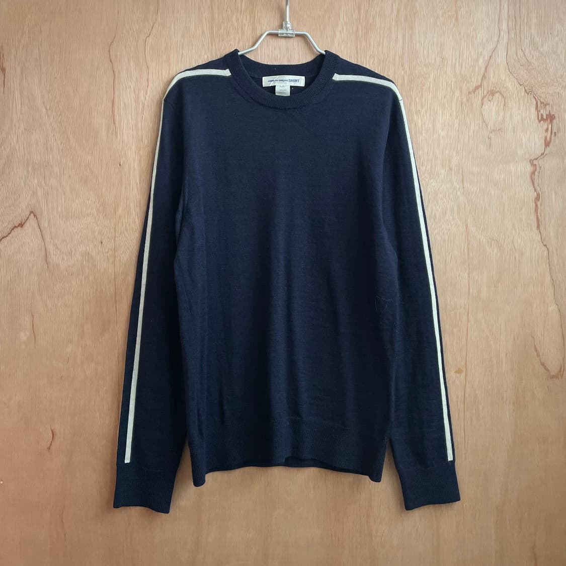 꼼데가르송 셔츠 라인 울 니트 상품이미지1