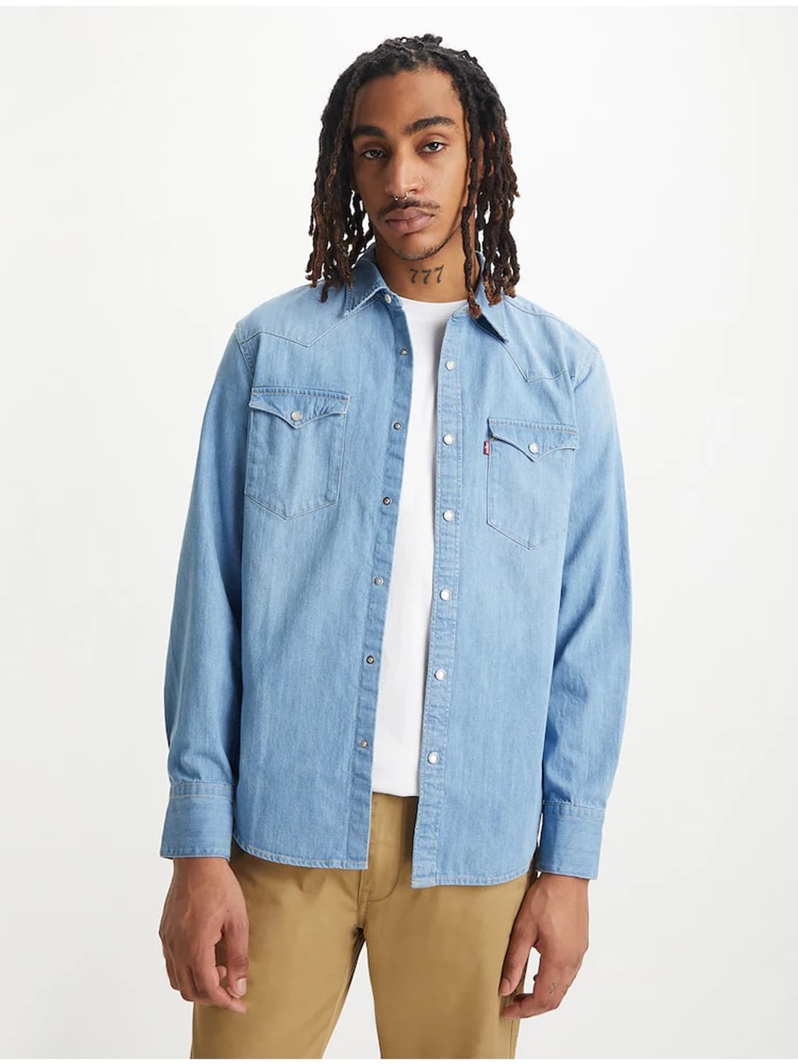 리바이스 바스토우 웨스턴 데님 셔츠 M 상품이미지1