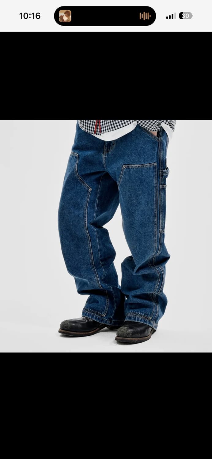 엑스트라오디너리 더블니 데님 XL 상품이미지1