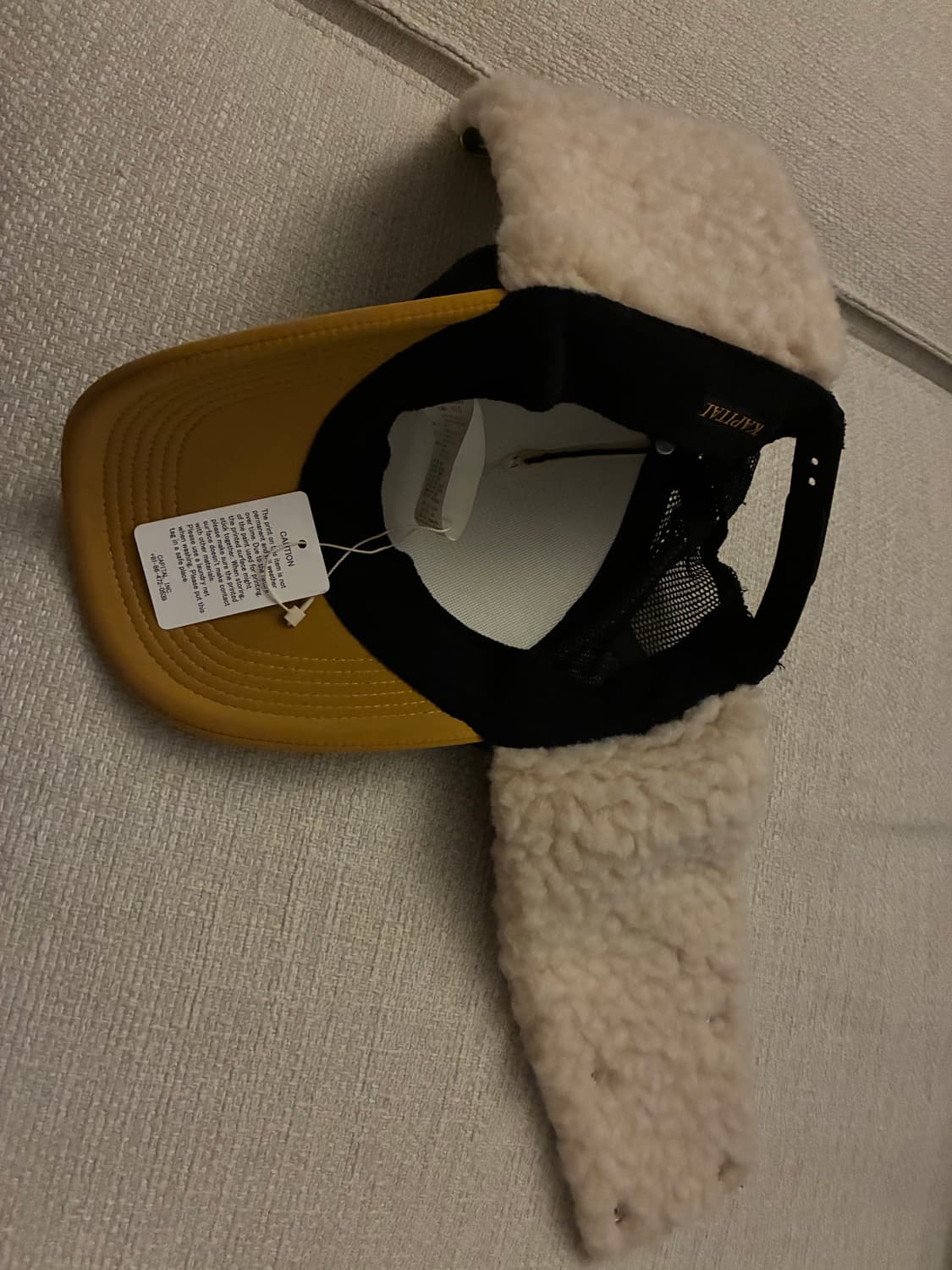 새상품) 캐피탈 볼캡 블랙 상품이미지3