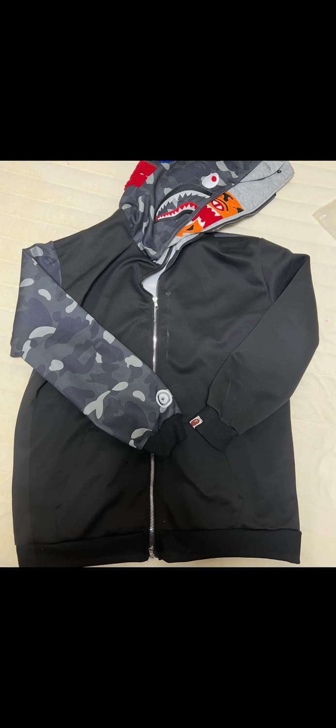 베이프 더블 후드 집업 상품이미지1