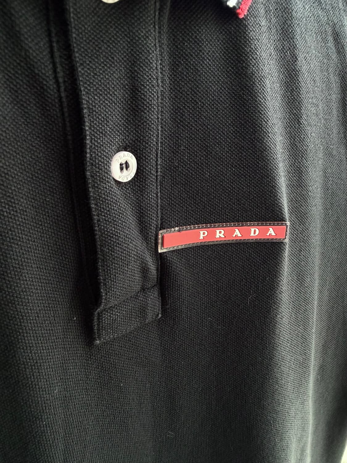 .L/ 프라다 레드탭 라이닝 PK 반팔 상품이미지5