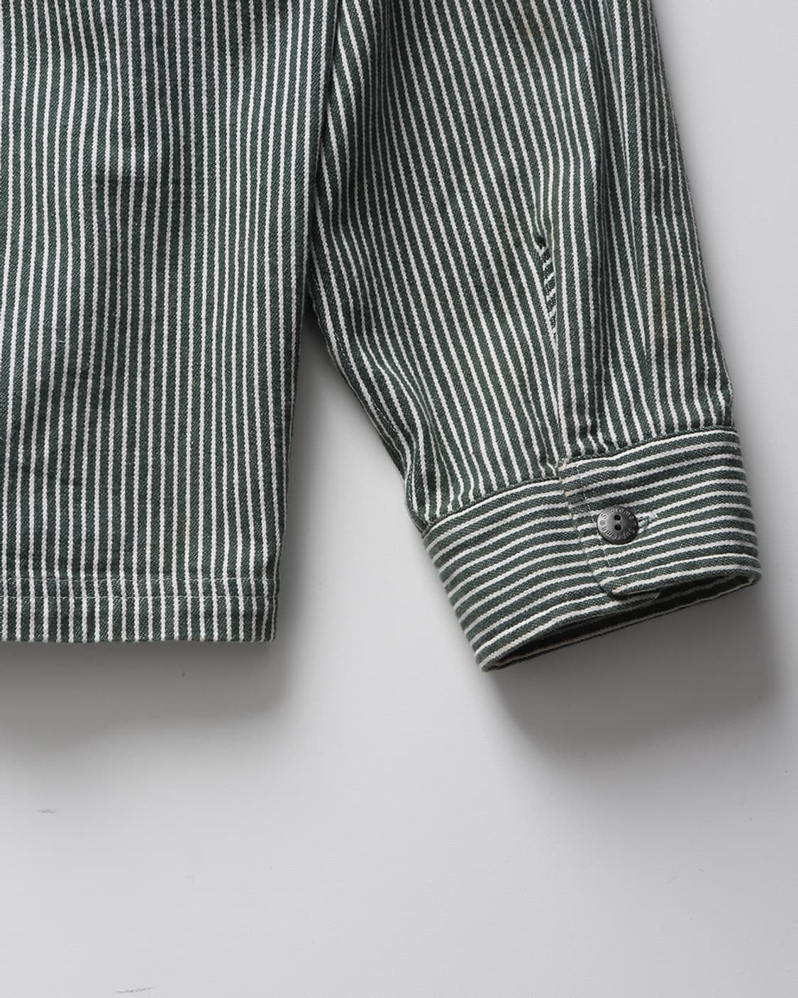 Supreme Hooded Stripe Denim Zip Up Shirt 상품이미지7