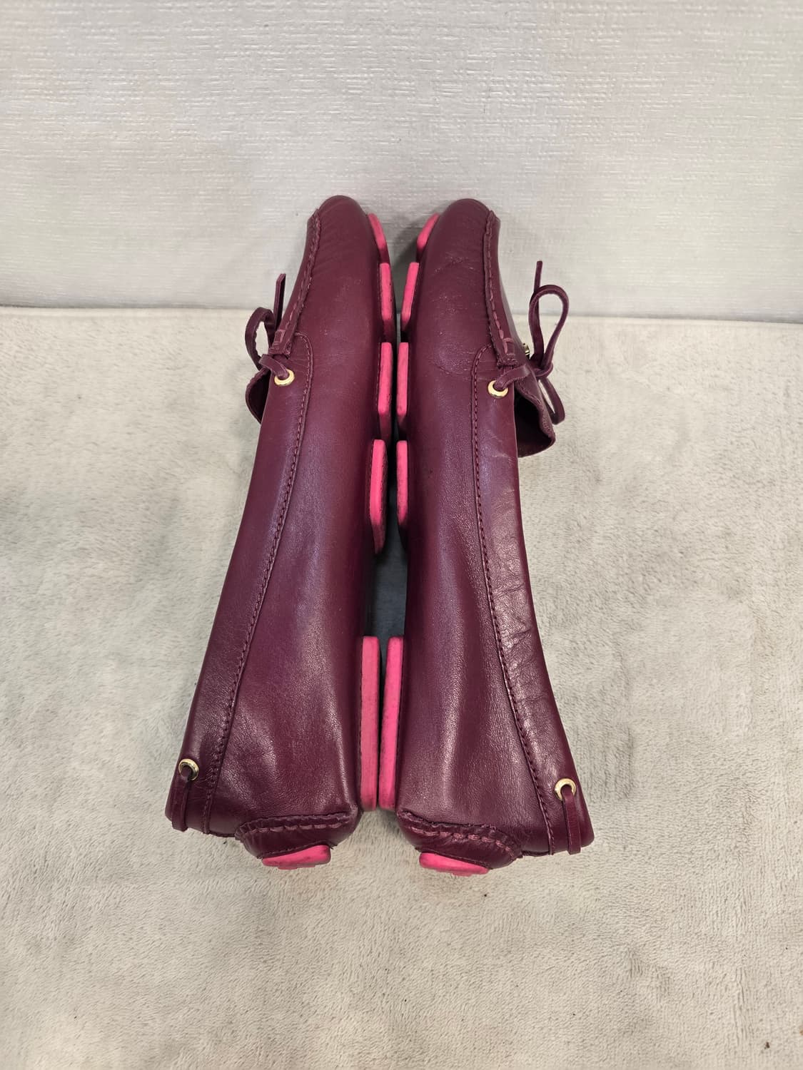 토리버치 드라이빙슈즈 플랫슈즈 버건디 260 상품이미지5